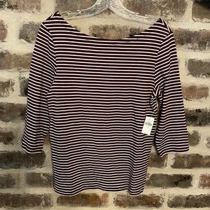 NWT Gap Striped Top - Large Petite
